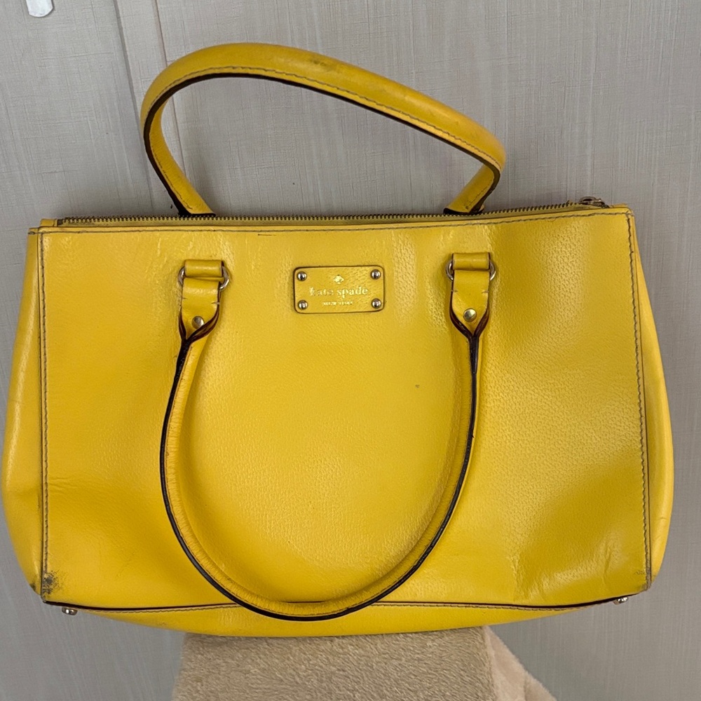 Kate Spade Vibrant Yellow Satchel